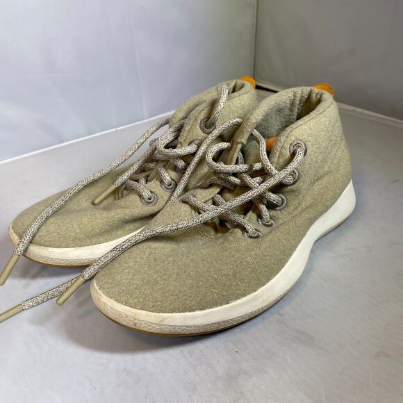 Allbirds 8 Wool Runnerup Mizzles High Top Weatherproof Lace Up Sneaker Cardamom - Picture 1 of 5